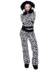 Essential Zip Up - Zebra